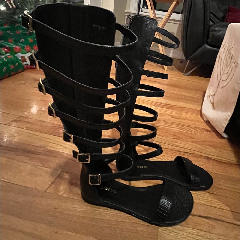 Bebe Lurina gladiator shoes